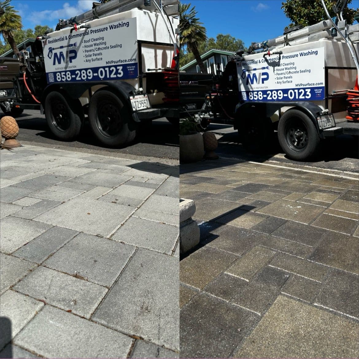 Driveway Makeover with Expert Paver Sealing image
