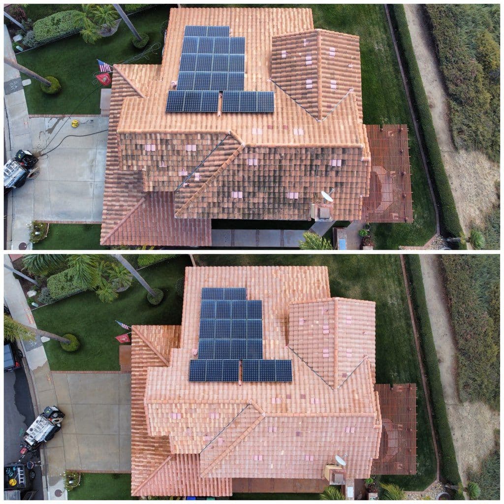 Roof and Solar Panel Cleaning in San Diego