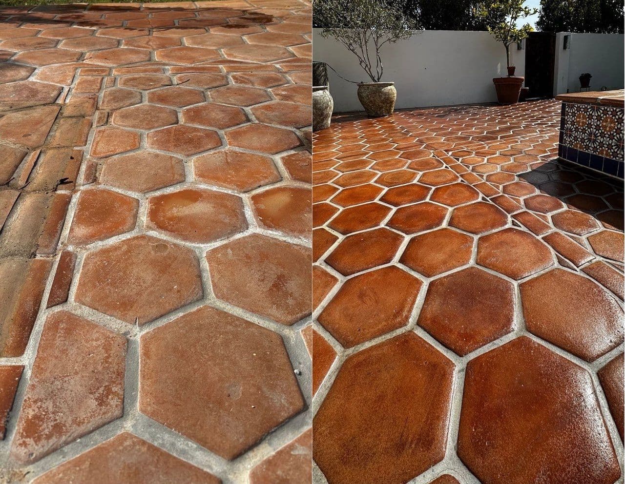 Gallery photos for Courtyard Cleaning and Sealing in Carlsbad: Image #1