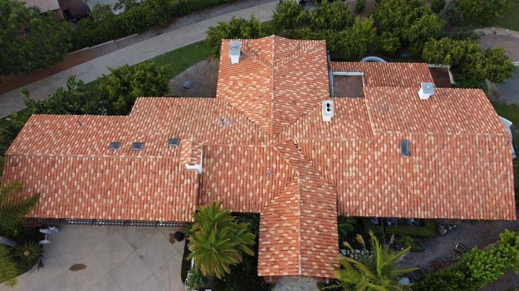 Gallery photos for Expert Clay Tile Roof Cleaning in Encinitas: Image #1
