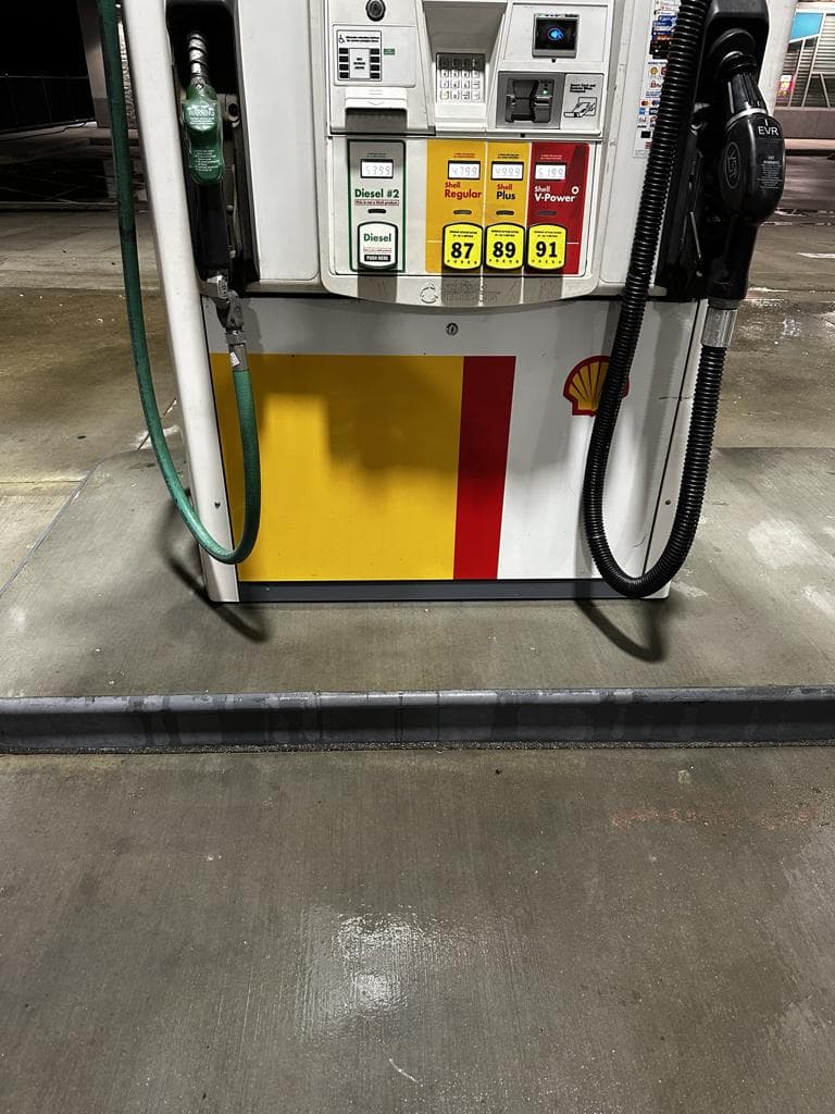Gas Pump Transformation with Graffiti Removal image