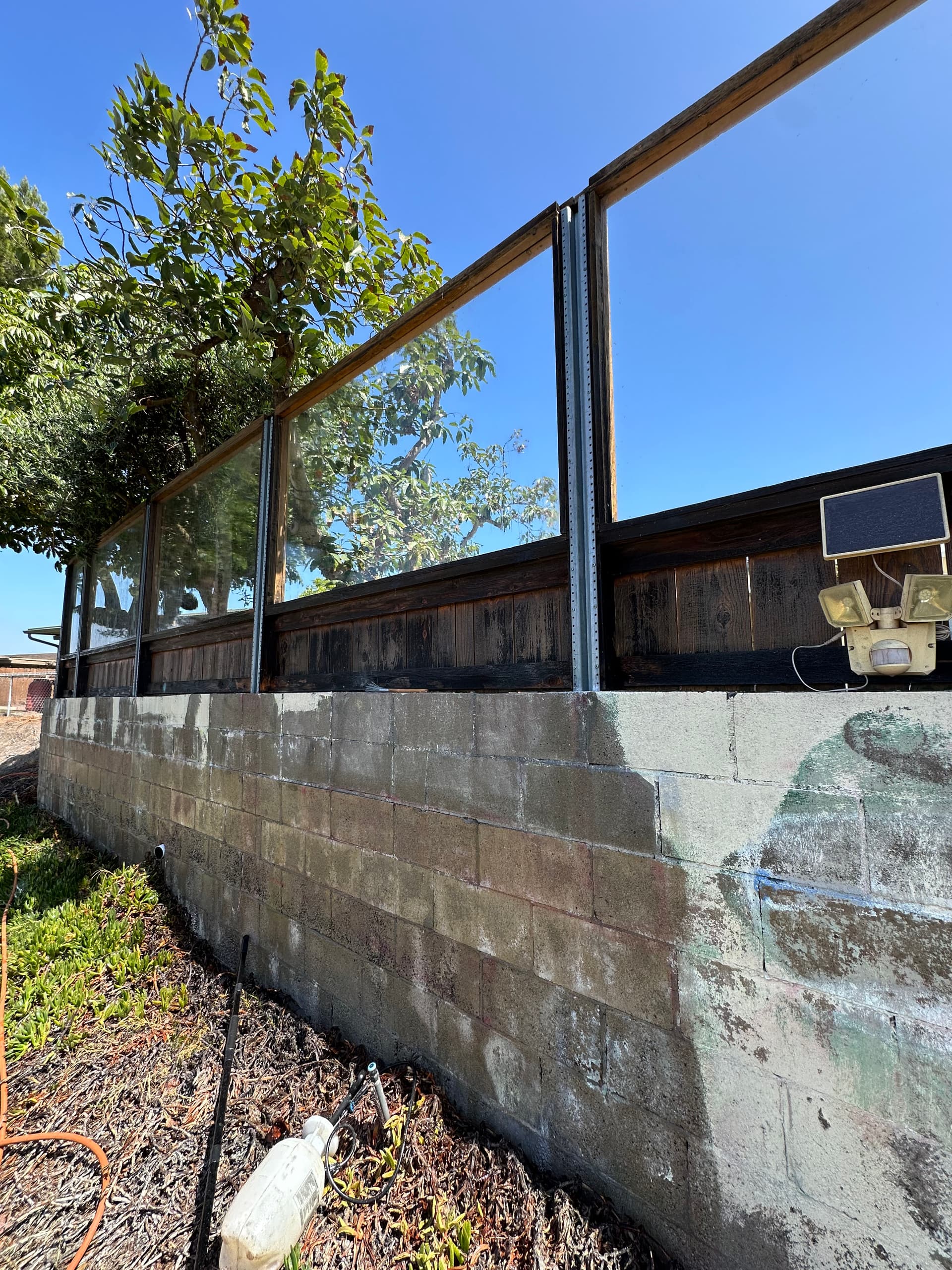 Gallery photos for Graffiti Removed From Block Wall With Protective Coating Up Next: Image #1